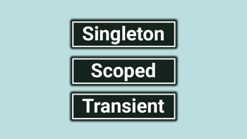 Dependency injection code example for ASP.NET Core