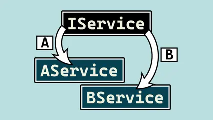 Use keyed services for multiple implementations of a service