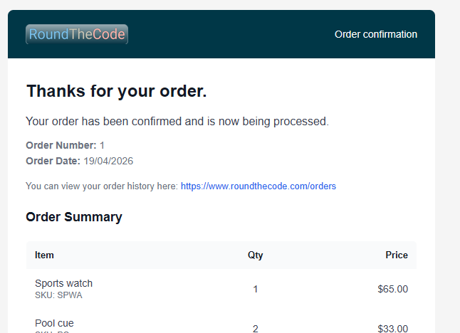 Create an email template in a .NET application