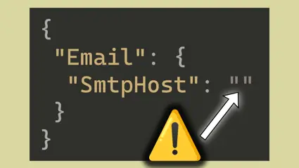 Validate .NET configuration on startup example