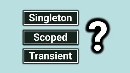 How to use lifetimes in ASP.NET Core dependency injection?