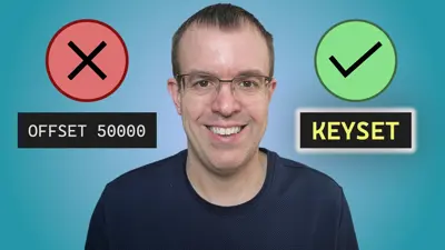 Keyset vs offset pagination in EF Core: 8ms vs 57ms