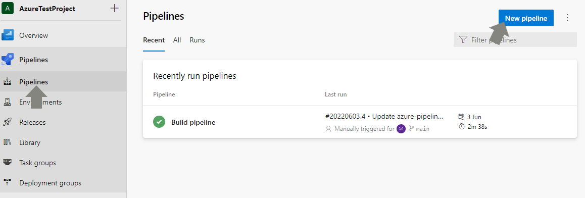 Create a new release pipeline in Azure DevOps