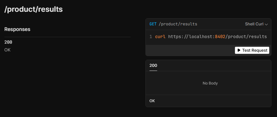 The Results type doesn't return any metadata for the response