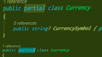 Using a partial class in C#