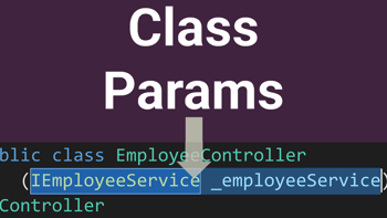 Primary constructors adds class parameters in C# 12
