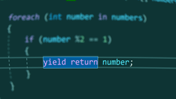 Using the yield statement in C#