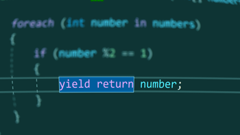 Using the yield statement in C#