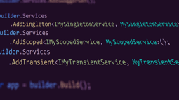 Add services to dependency injection in .NET