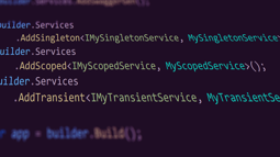 Adding services to dependency injection in ASP.NET Core