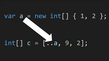 Collection expressions brings the spread operator to C# 12