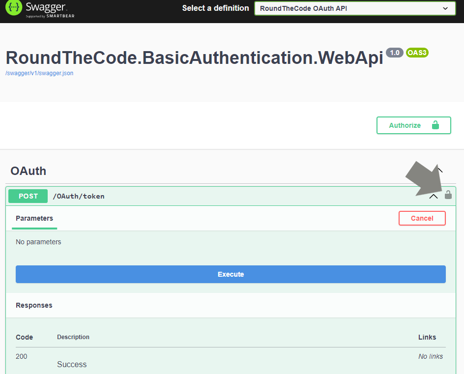 How to use Basic authentication in Swagger