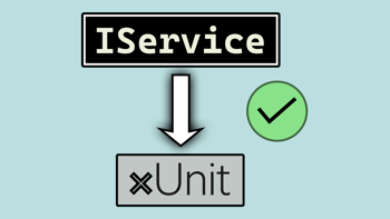 How to write xUnit tests for dependency injection services