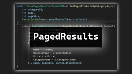 PagedResults in EF Core: One class, endless reuse