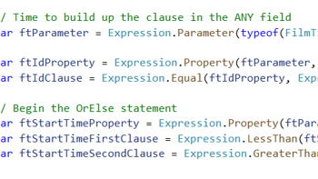 Dynamic queries using LINQ expressions