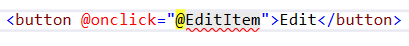 Blazor Event Handler Not Found